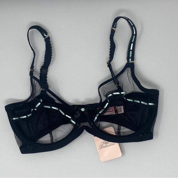 Agent Provocateur Other - NWT Agent Provocateur Pollie Black Green Bra 32DD
